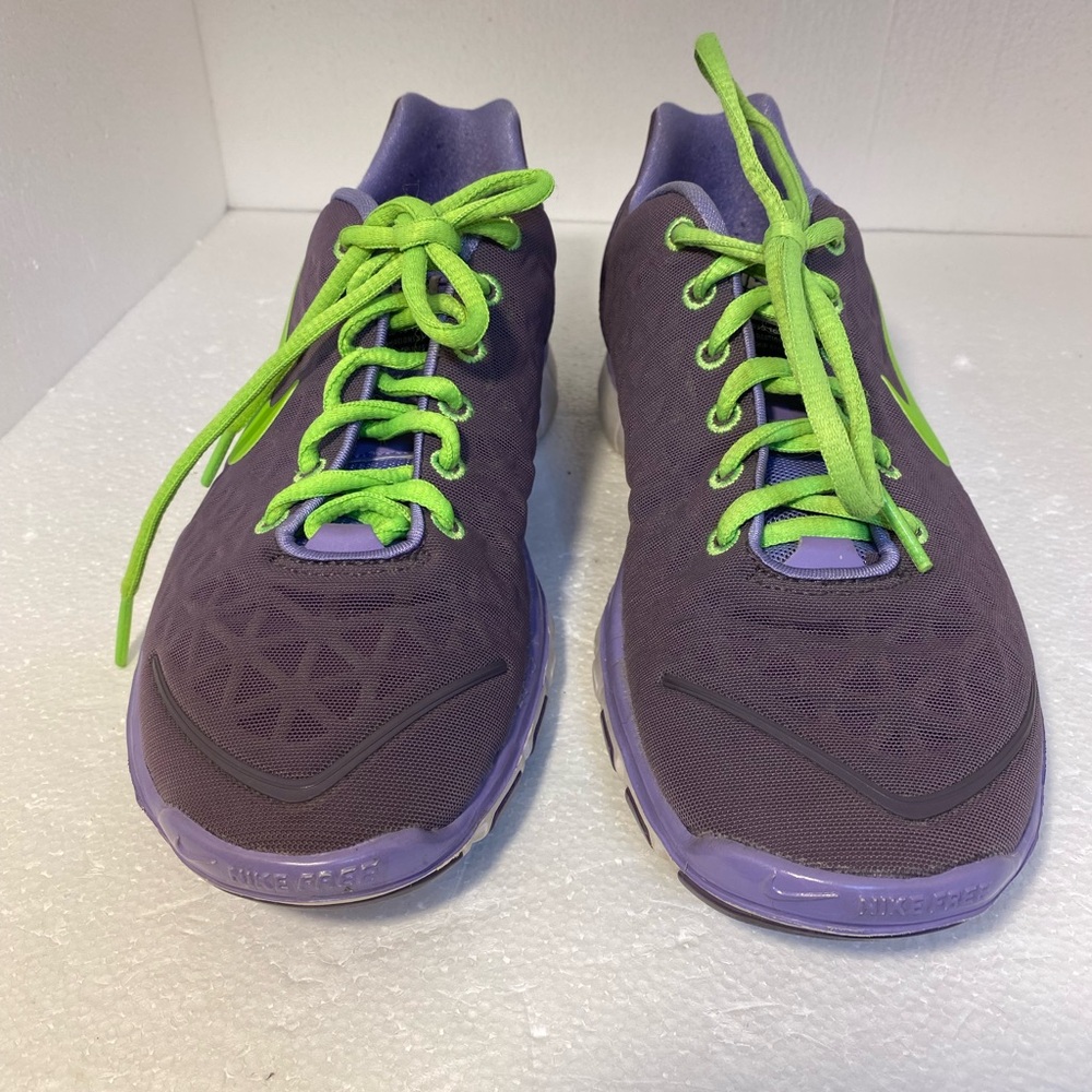 Nike Purple and Green Sneakers